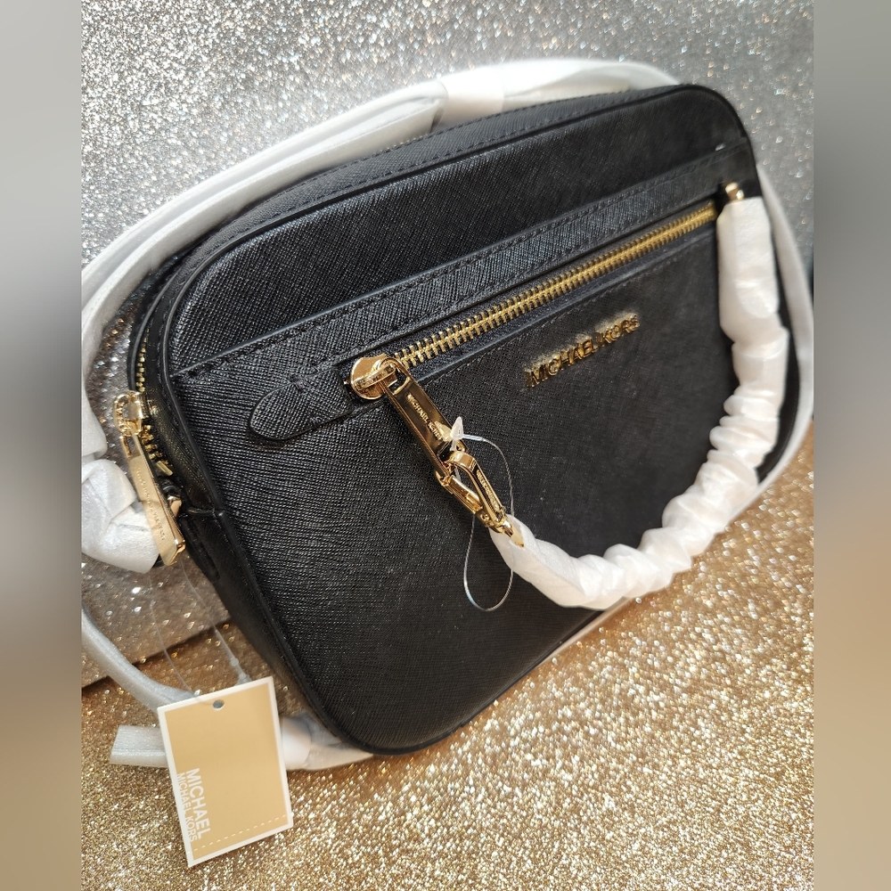 Michael Kors Jet Set Lg Saffiano Leather Crossbody ✨️NWT/NIP✨️ Retail $258